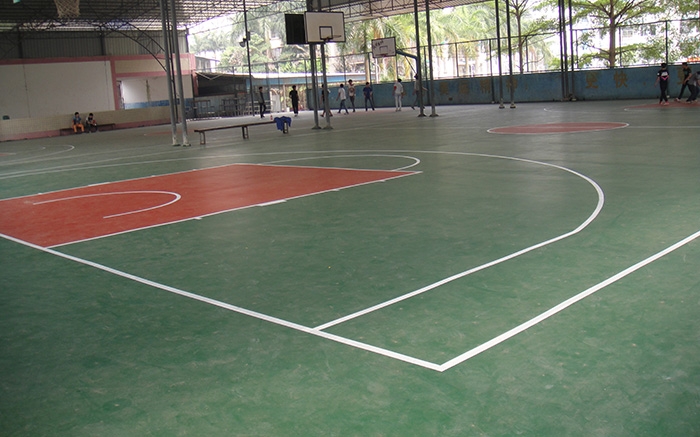 南宁市第四职业技术学校（竹溪校区）-硅PU篮球场